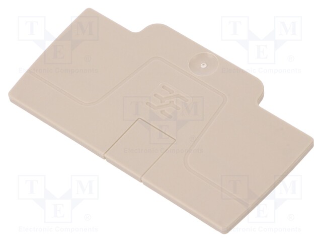End plate; Application: A series; colourless