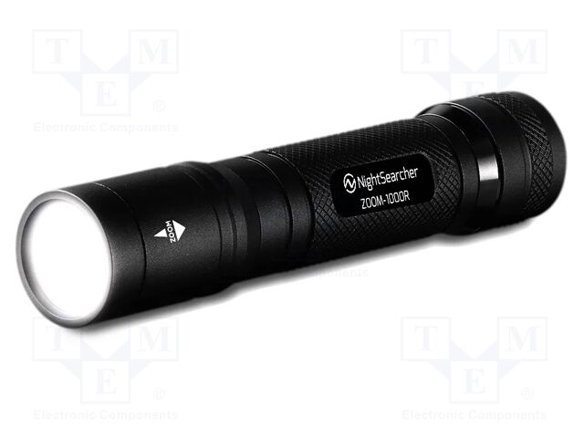 Torch: LED; waterproof; No.of diodes: 1; 50h; L: 141mm; 1000lm; IP66