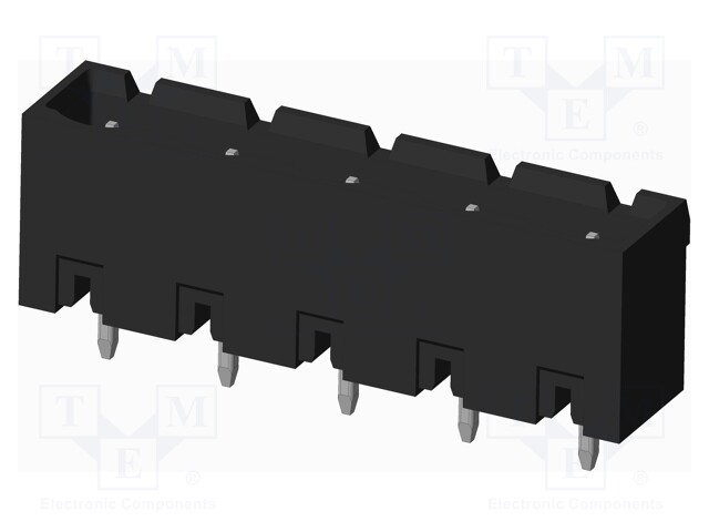 Connector: pluggable terminal block; socket; male; on PCBs