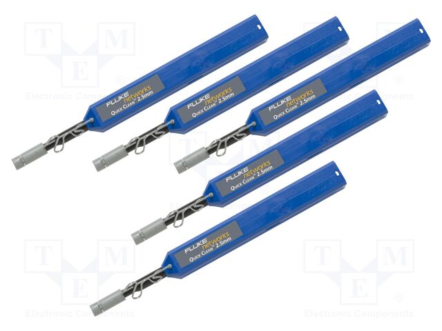 Tool: for cleaning fiber optic; E2000,FC,SC,ST; 2.5mm; 5pcs.