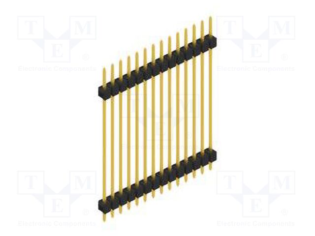 Connector: pin strips; pin header; male; PIN: 14; 2.54mm; THT; 1x14
