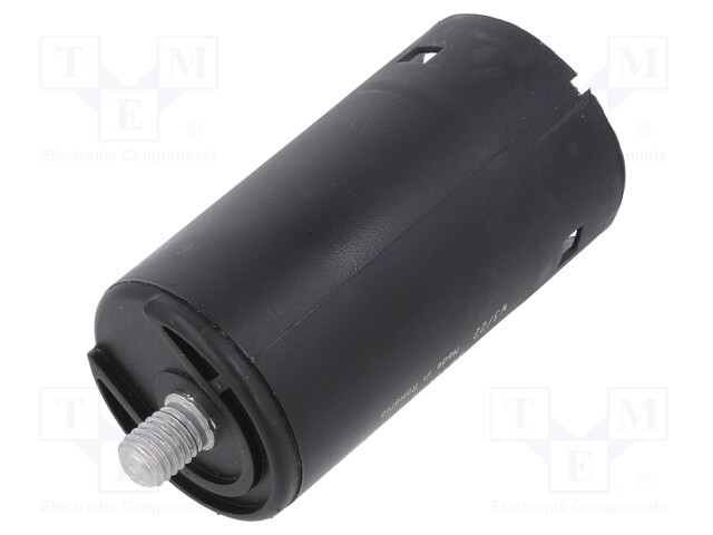 Capacitor: electrolytic; 70uF; Ø36.5x68.5mm; ±10%; M8 screw