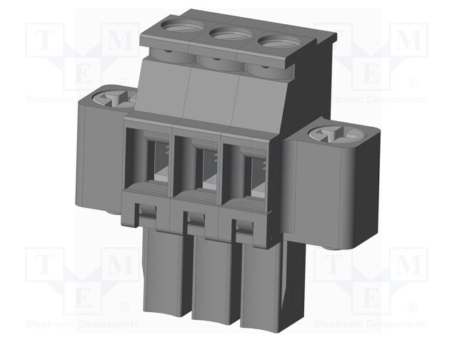 Connector: pluggable terminal block; plug; female; angled 90°