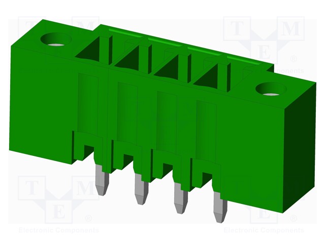 Connector: pluggable terminal block; socket; male; straight; THT