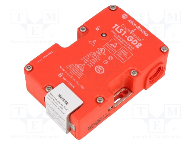 Safety switch: bolting; Series: TLS1-GD2; Contacts: NC x2; IP67