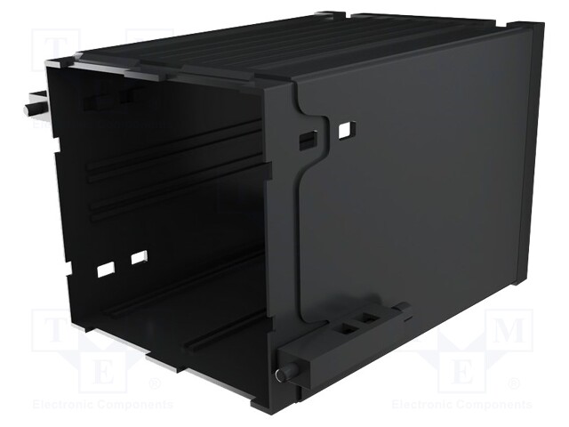 X: 96mm; Y: 96mm; Z: 124mm; Colour: black; Enclos.mat: PPO