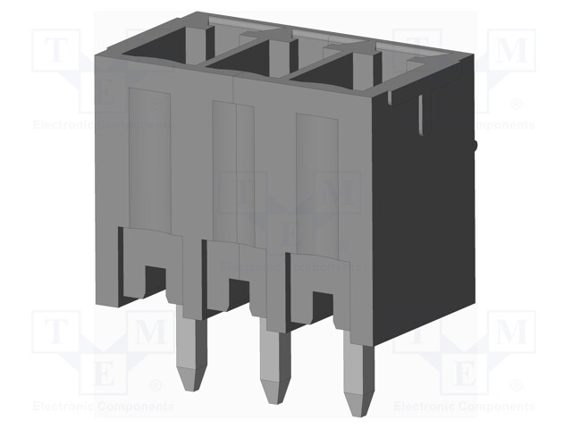 Connector: pluggable terminal block; socket; male; on PCBs