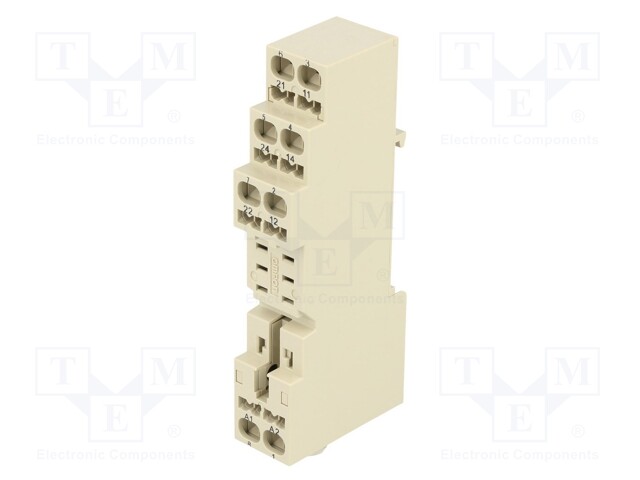 Socket; 5A; 250VAC; Application: G2R-2-S; Mounting: DIN; -55÷70°C
