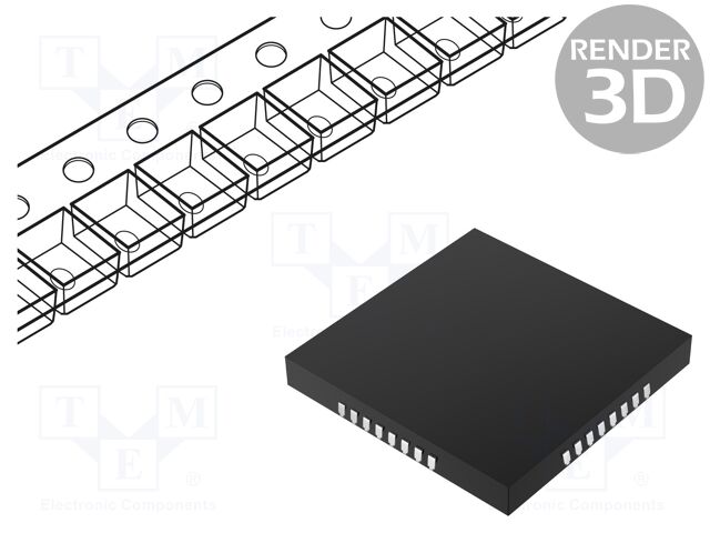 IC: interface; receiver,line driver; RS232; 500kbps; VQFN32