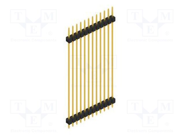 Connector: pin strips; pin header; male; PIN: 12; 2.54mm; THT; 1x12