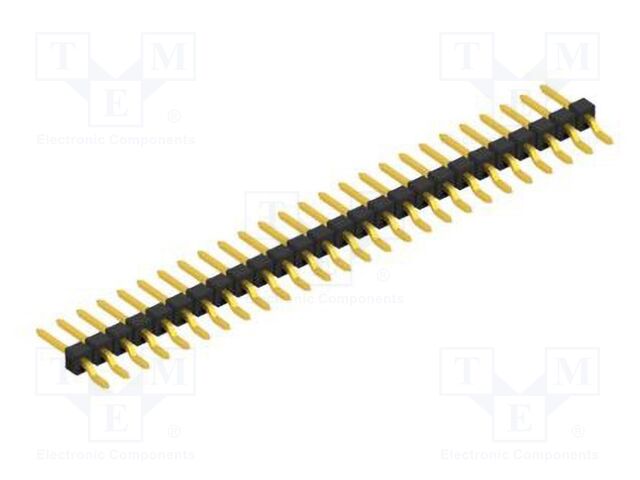 Connector: pin strips; pin header; male; PIN: 26; 2.54mm; SMT; 1x26
