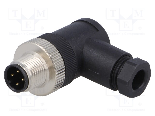 Plug; M12; PIN: 4; male; A code-DeviceNet / CANopen; for cable