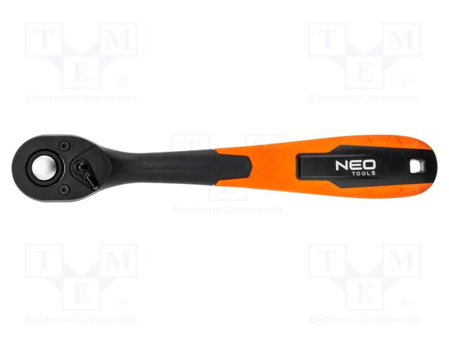 Rattle; 3/8"; bent; 200mm; Teeth: 72