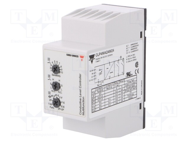 Module: level monitoring relay; conductive fluid level; 24VAC