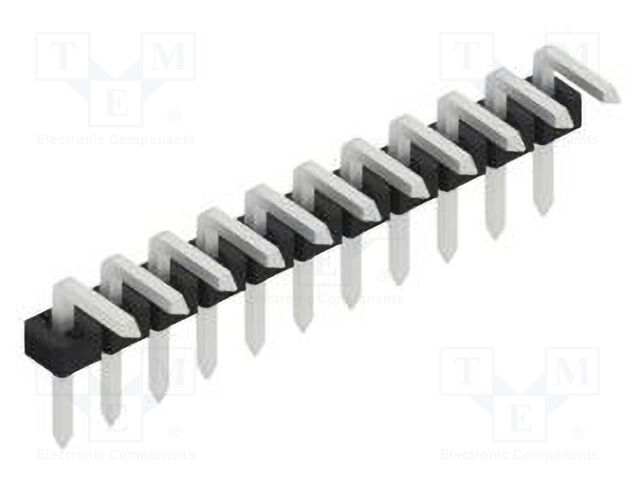 Connector: pin strips; pin header; male; PIN: 11; 2mm; THT; 1x11