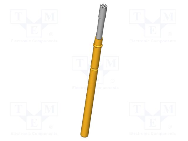 Test needle; Operational spring compression: 4mm; 5A; Ø: 1.5mm