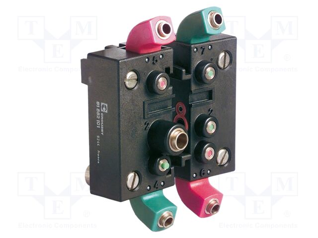 Base for logics modules and relays