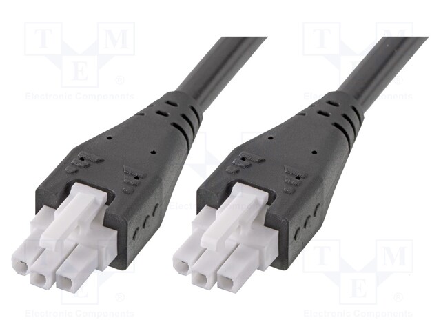 Cable: Mini-Fit Jr.- pigtail; female; PIN: 3; Len: 2m; Mini-Fit Jr.