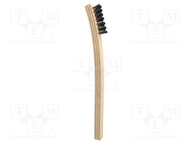 Tool: brush; stainless steel; L: 200mm; for precision work