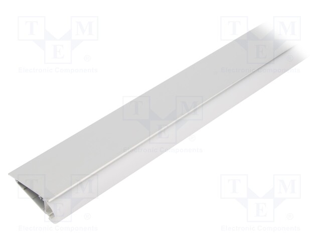 Profiles for LED modules; white; surface; natural; L: 2m; anodized