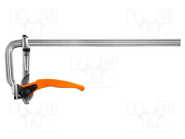 Parallel clamp; Grip capac: max.400mm; D: 120mm; carpentry works
