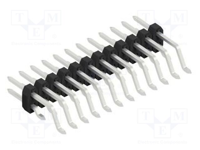 Connector: pin strips; pin header; male; PIN: 24; 2mm; SMT; 2x12