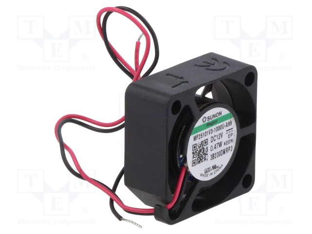 Fan: DC; axial; 7÷13.8VDC; 120x120x38mm; 126m3/h; 32dBA; 1950rpm