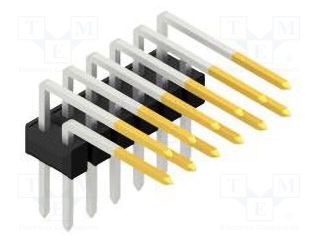 Connector: pin strips; pin header; male; PIN: 12; 2.54mm; THT; 2x6
