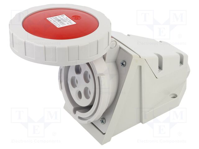 Connector: AC supply 3-phase; socket; female; 32A; 400VAC; IP67
