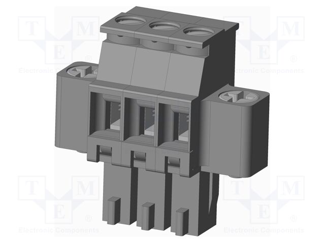 Connector: pluggable terminal block; plug; female; angled 90°