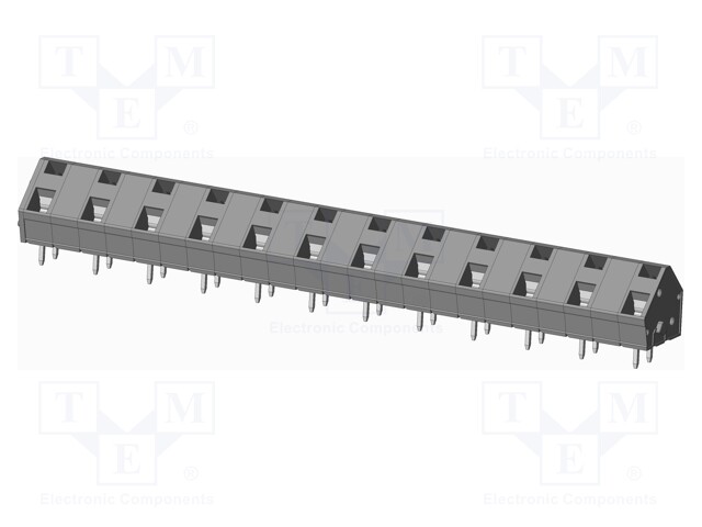 Connector: PCB terminal block; terminal; angled 45°; on PCBs
