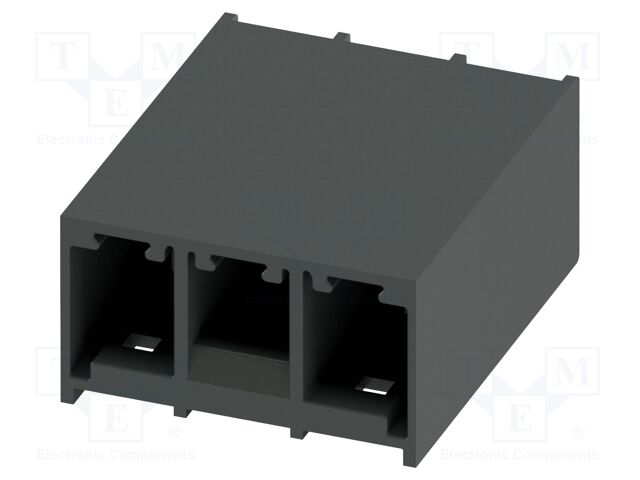 PCB headers, nominal cross section: 6 mm?, color: black, nom