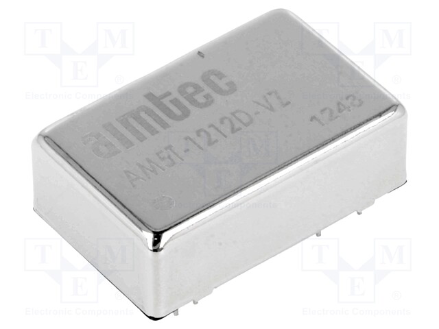 Converter: DC/DC; 5W; Uin: 9÷18V; Uout: 12VDC; Uout2: -12VDC; DIP24