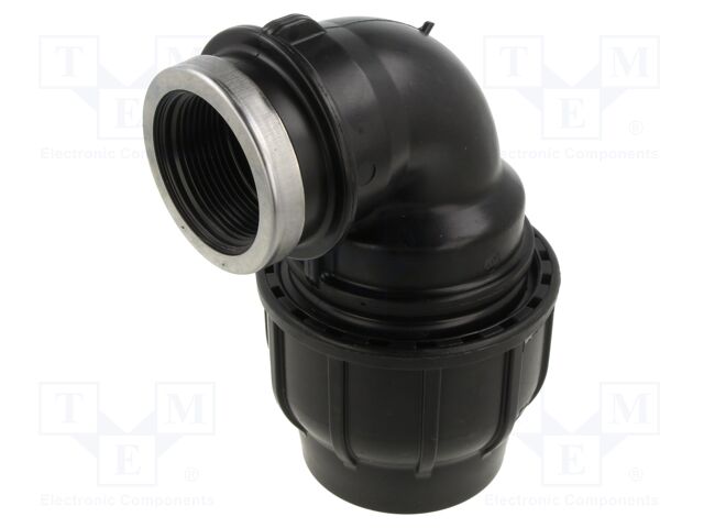 Splice terminal: clamping; Thread: G 1 1/2" internal; 63mm; Plast