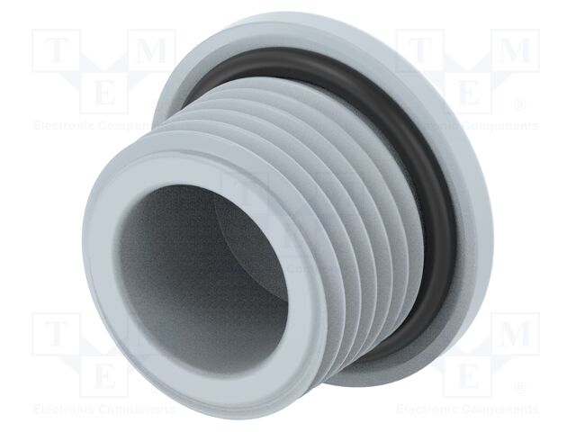 Stopper; polyamide; grey; IP68; Entrelec; Gland: PG9; 10mm