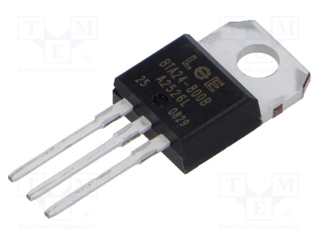 Triac; 800V; 25A; TO220AB; Igt: 50mA; Ufmax: 1.55V