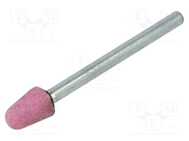 Grindingstone; 3mm; metal,steel; ceramics; Mounting: rod 3mm