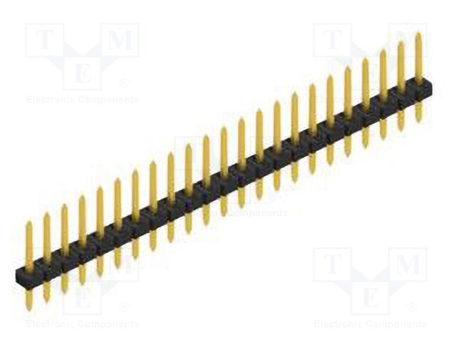 Connector: pin strips; pin header; male; PIN: 23; 2mm; THT; 1x23