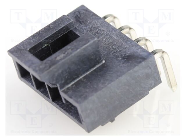 Connector: wire-board; -40÷105°C; angled; PIN: 4; THT; male; on PCBs