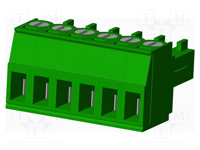 Connector: pluggable terminal block; plug; female; straight; 10A