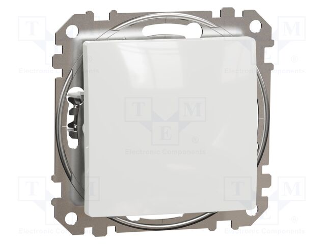 Two-way switch; 250VAC; IP20; plaster embedded,in mounting box