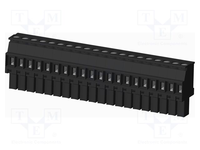 Connector: pluggable terminal block; plug; female; angled 90°