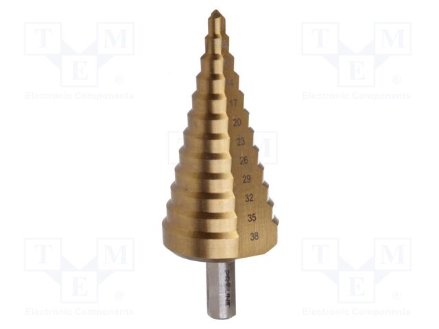 Drill bit; step; Ø: 6÷38mm