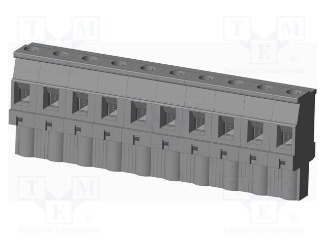 Connector: pluggable terminal block; plug; female; angled 90°
