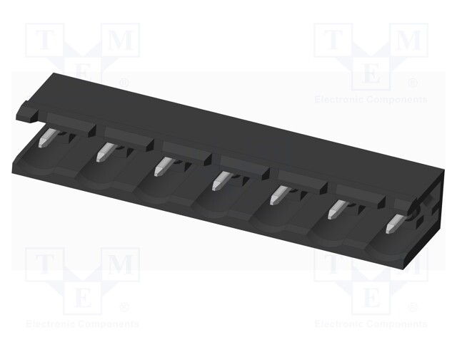 Connector: pluggable terminal block; socket; male; on PCBs