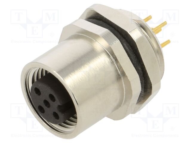 Connector: M12; socket; male; straight; PIN: 5; 60V; 2A; IP67