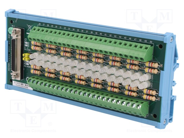 Industrial module: terminal block; Mounting: DIN; SCSI-II 50pin