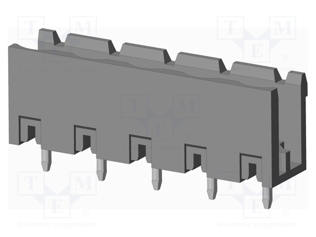 Connector: pluggable terminal block; socket; male; on PCBs