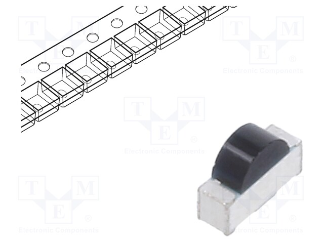 Phototransistor; Dim: 3x1x2mm; λp max: 940nm; 30V; Lens: black