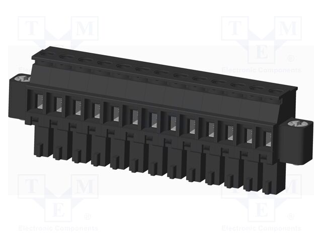 Connector: pluggable terminal block; plug; female; angled 90°